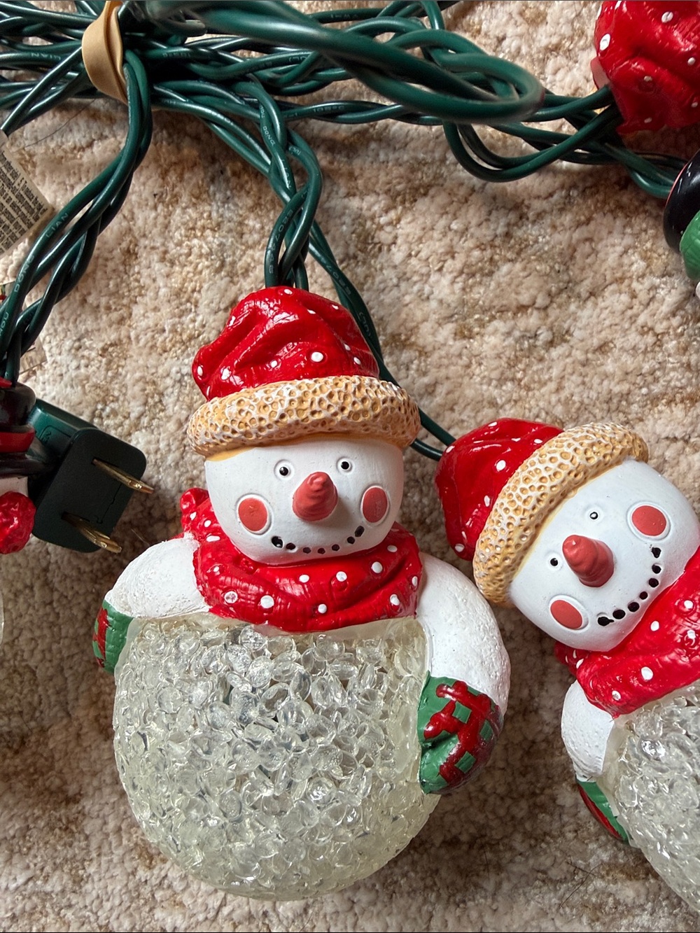 Snowman string lights - Picture 6 of 8